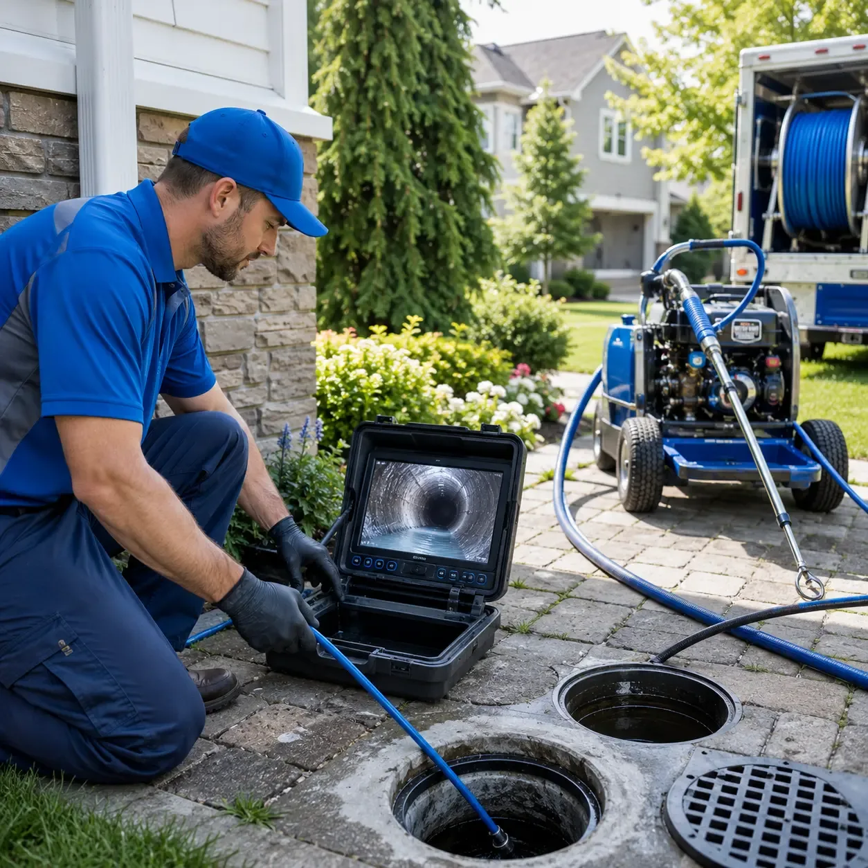 Outdoor drain cleaning professionals serving Cumbola, PA